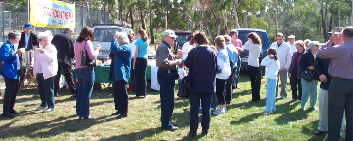 Many stayed back to catch up and chat.
